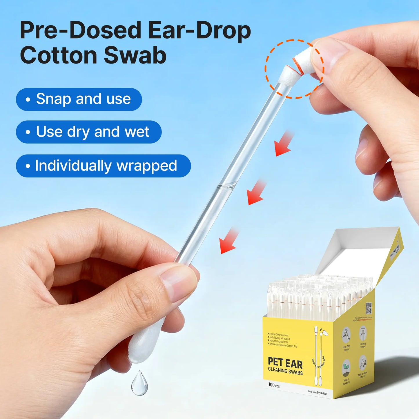 PawSwab™ Ear Cleaners